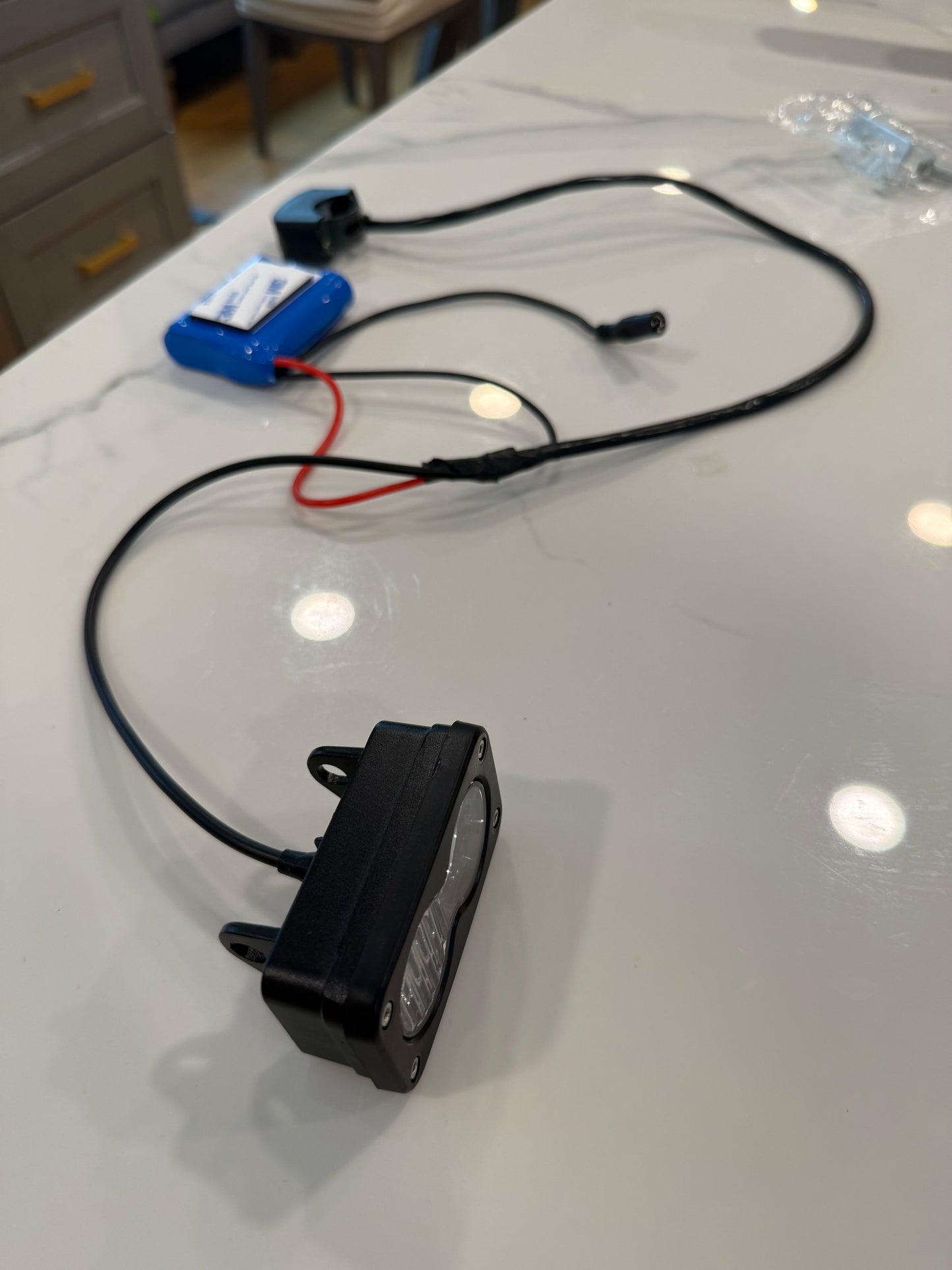 Battery Powered Baja Light (White/Clear)