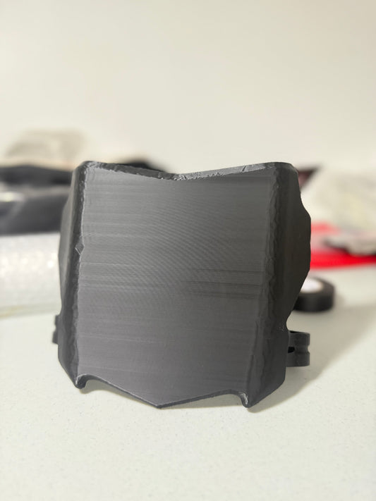 3d Printed Motocutz Plate (Black)