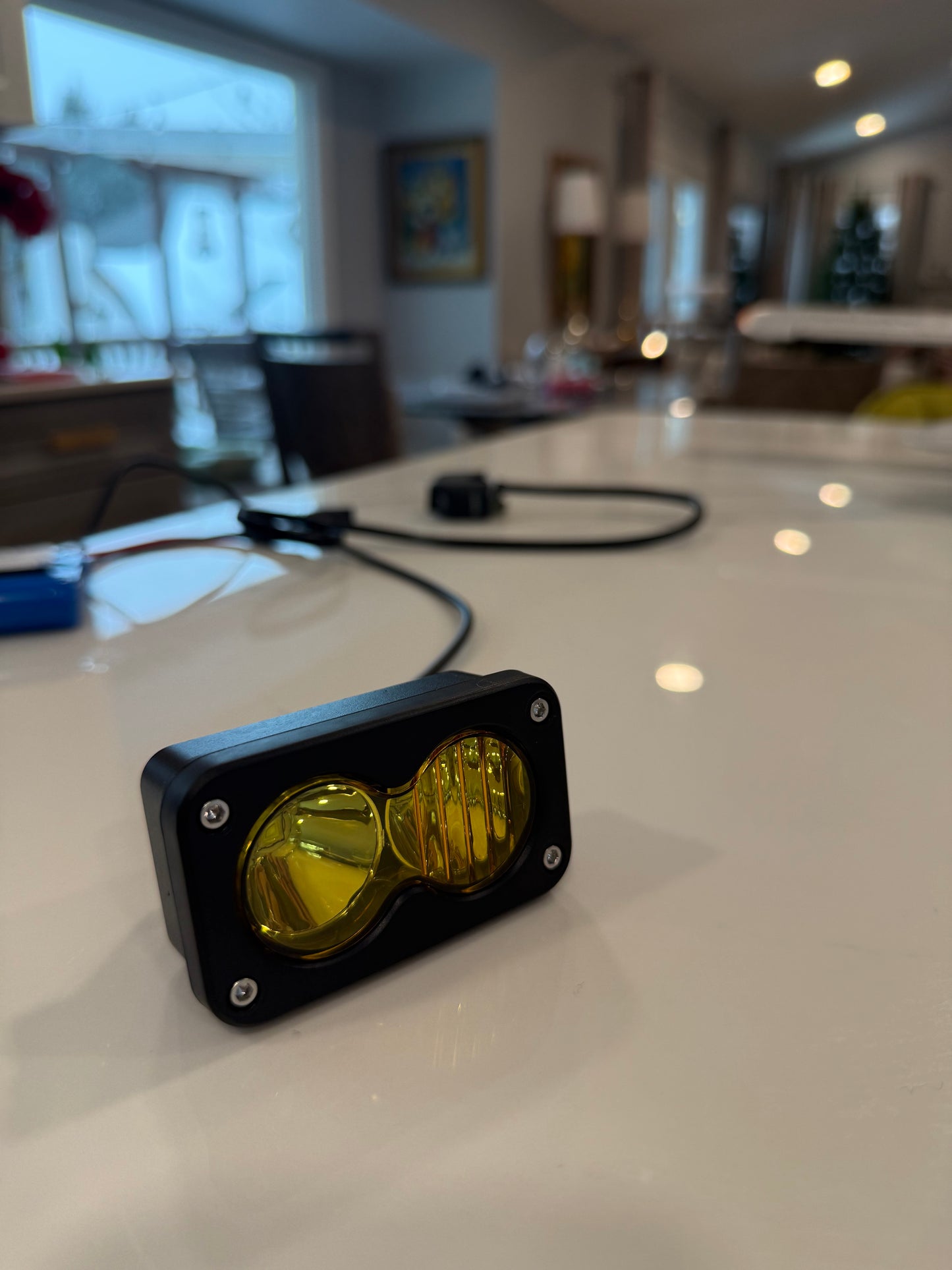 Battery Powered Baja Light w/ Switch (Amber)